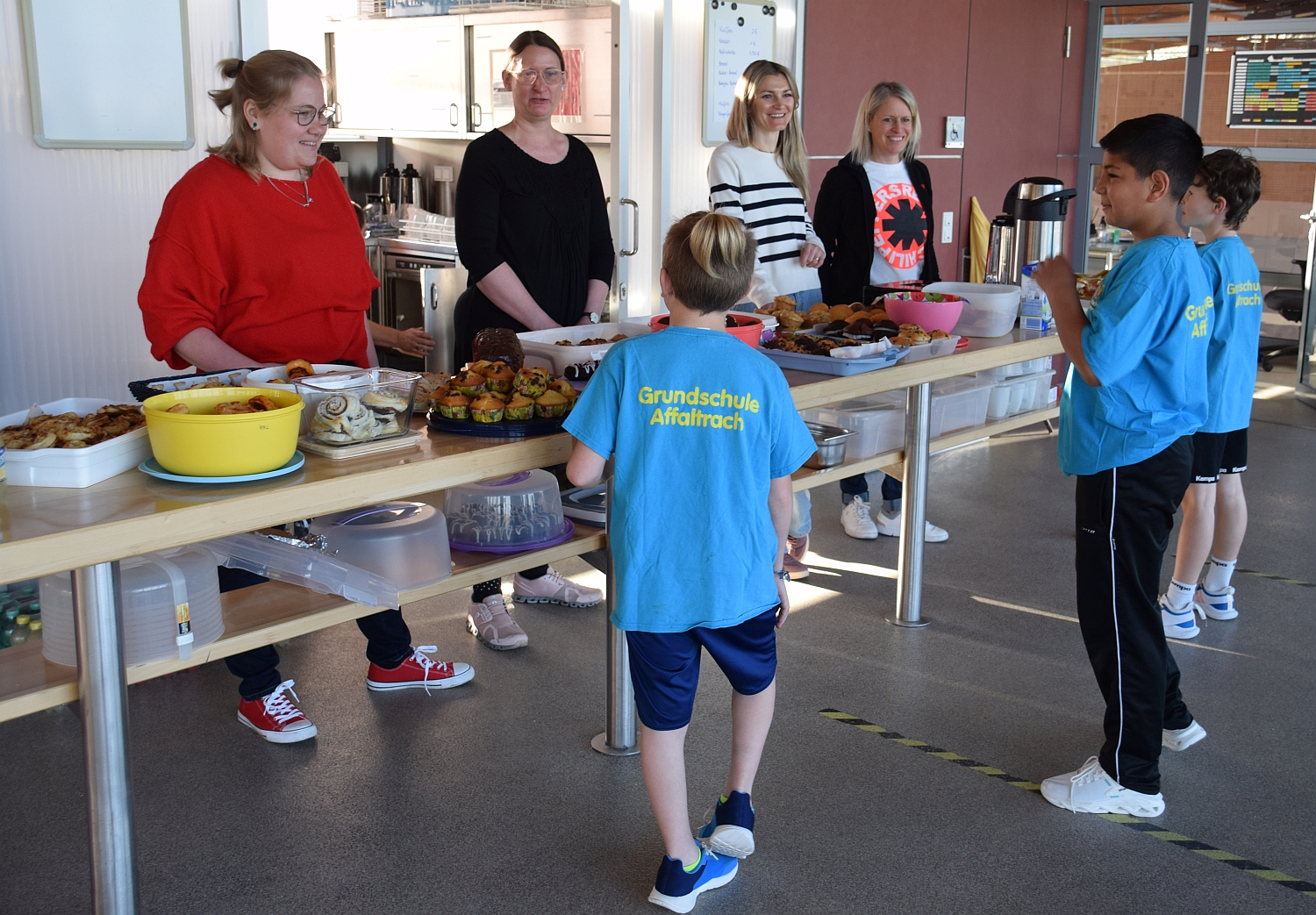 Foto vom Bewirtungsstand unseres Fördervereins